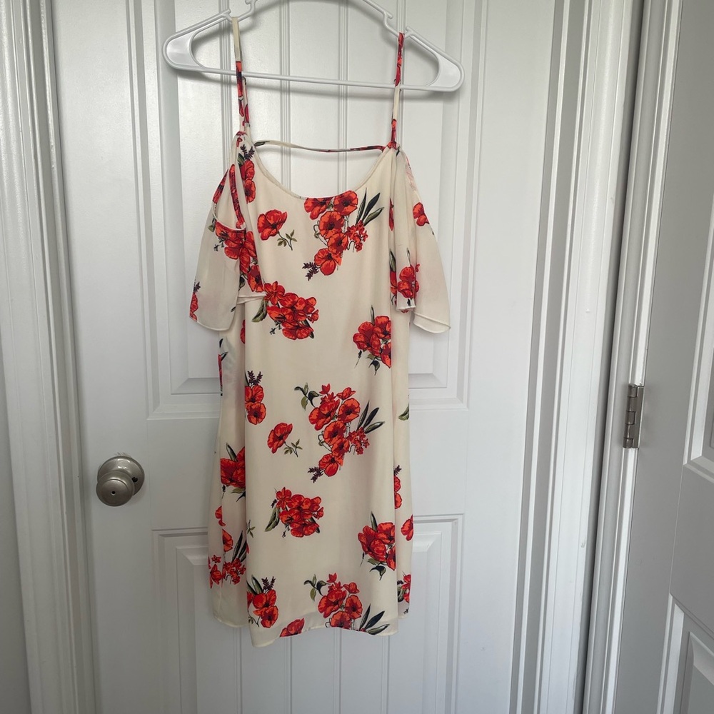 Abercrombie & Fitch Red and White Mini Sundress